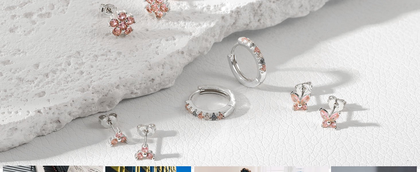 gold studs earrings for women