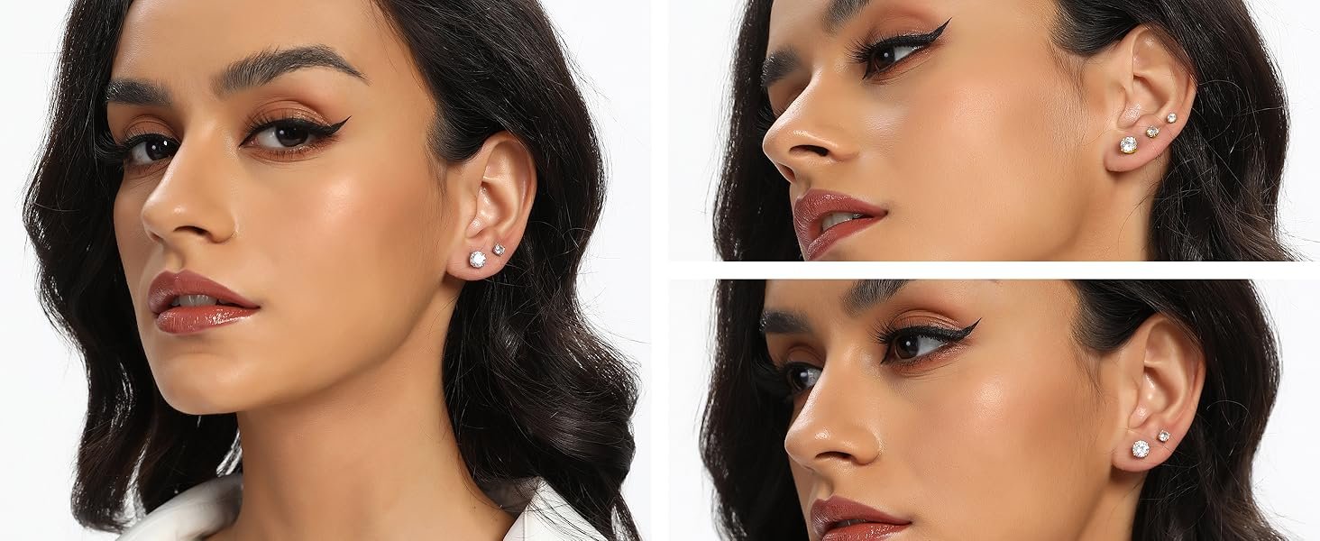 Minimalist design makes small stud earrings an excellent gift for loved ones or yourself