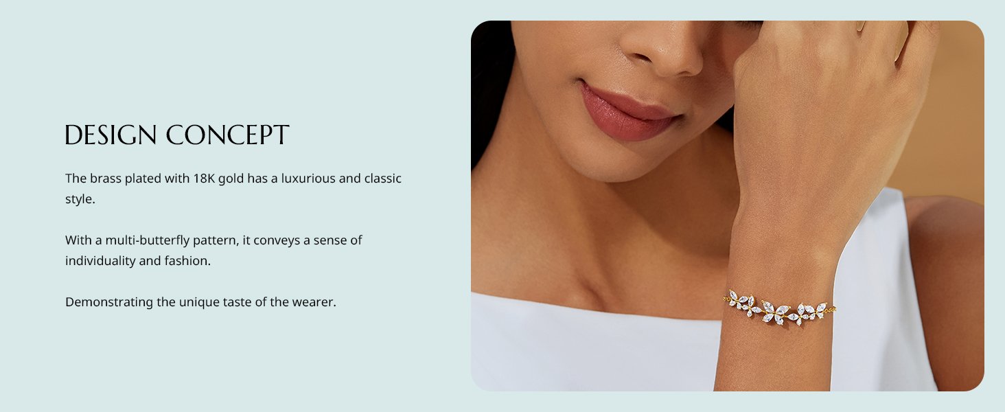 Trendy Adjustable Cubic Zirconia Bracelet