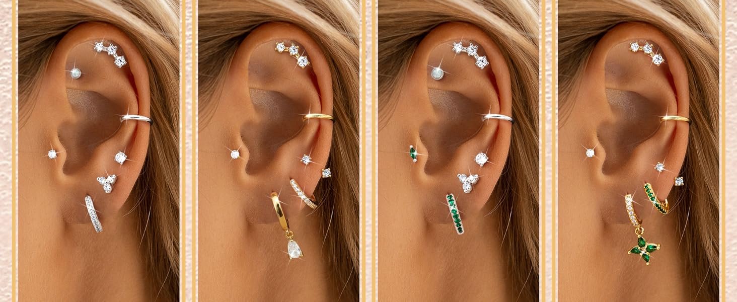 Lobe,Cartilage,Tragus,Helix