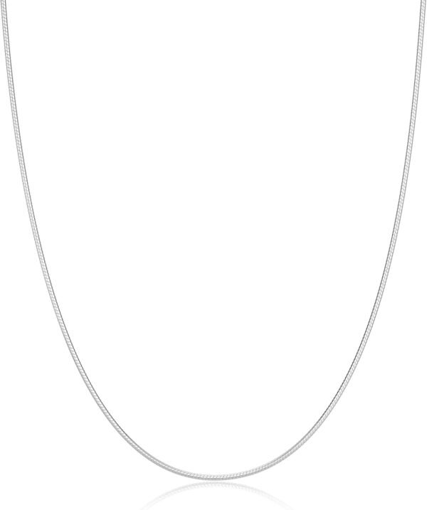 Gold Plated Necklaces for Women, Dainty Gold Herringbone Choker Necklace Thin Layered Snake Chain Jewelry for Gifts