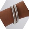 Gold Plated Bracelets for Women Gold Bangles for Women Chunky Bangle Bracelets for Women Bracelets Stack Tarnish Free Bangle Set of 3 for Women Accessories for Her Gifts