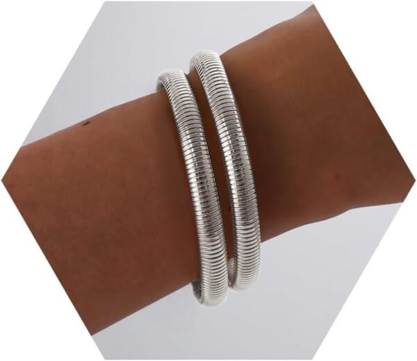 Gold Plated Bracelets for Women Gold Bangles for Women Chunky Bangle Bracelets for Women Bracelets Stack Tarnish Free Bangle Set of 3 for Women Accessories for Her Gifts