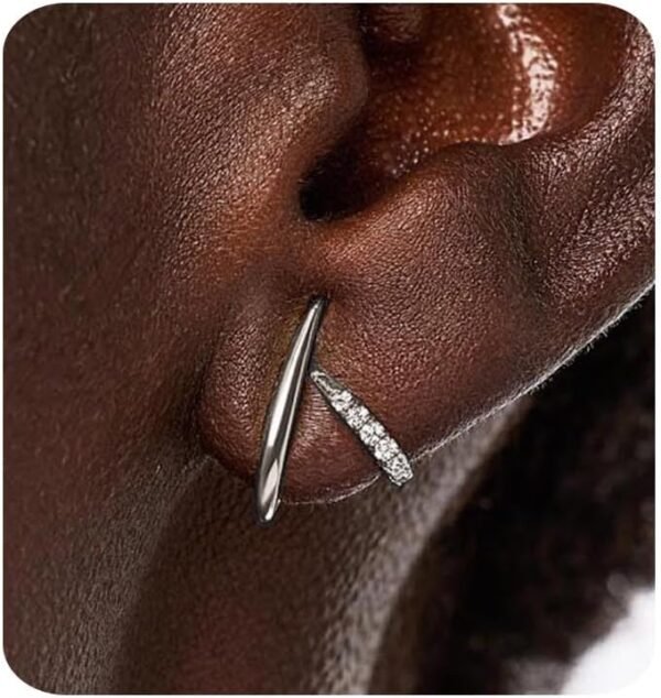 Gold Earrings for Women Trendy  Gold Plated Stud Earrings Dainty Minimalis Hypoallergenic CZ Earrings Jewelry Gifts for Her