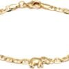 Gold Plated Elephant Bracelets Elephant Gifts For Women Elephant Jewelry