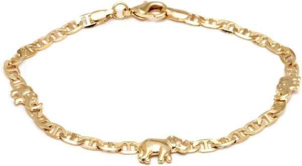 Gold Plated Elephant Bracelets Elephant Gifts For Women Elephant Jewelry