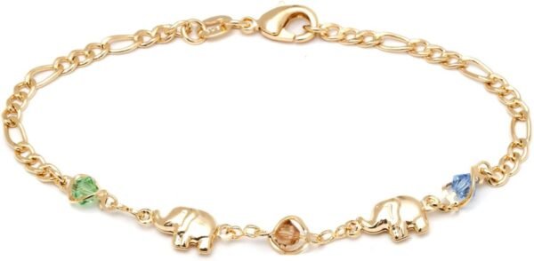 Gold Plated Elephant Bracelets Elephant Gifts For Women Elephant Jewelry