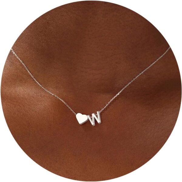 Valentines Day Gifts for Kids Teen Girls - Dainty   Gold Plated Heart Initial A-Z Pendant Necklace Trendy Jewelry Heart Necklaces Birthday Valentines Day Gifts for Girlfriend Wife Women