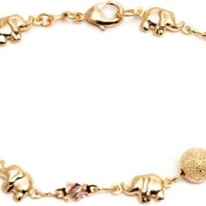 Gold Plated Elephant Bracelets Elephant Gifts For Women Elephant Jewelry