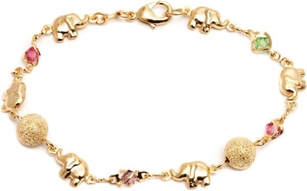 Gold Plated Elephant Bracelets Elephant Gifts For Women Elephant Jewelry