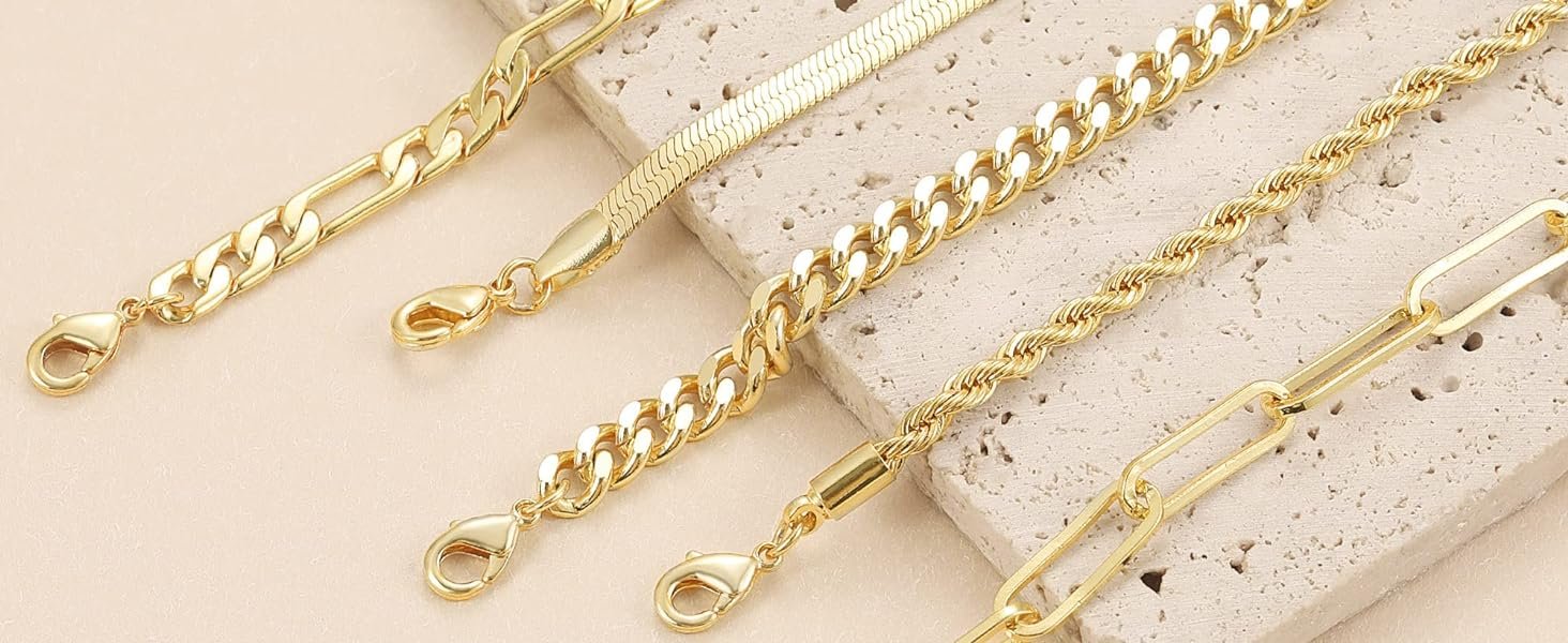 Gold Chain Bracelets for women