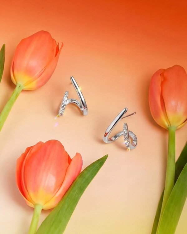 Gold Earrings for Women Trendy  Gold Plated Stud Earrings Dainty Minimalis Hypoallergenic CZ Earrings Jewelry Gifts for Her