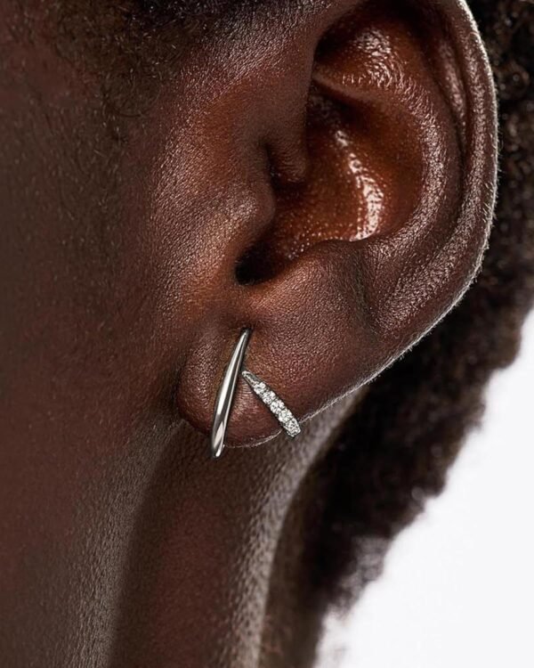 Gold Earrings for Women Trendy  Gold Plated Stud Earrings Dainty Minimalis Hypoallergenic CZ Earrings Jewelry Gifts for Her