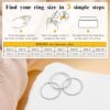 Gold Band Rings for Women Men Non Tarnish, Wedding  Gold Plated Stackable Ring Set for Couples, Dainty Thin Plain Simple Promise Dome Band Thumb Pinky 1mm 3mm 5mm Jewelry Gift Comfort Fit Size 3-13