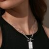 Valentines Day Gifts  Gold Plated and Silver Plated Cross Necklace for Women, Non-Tarnish Faith Jewelry with Toggle Clasp, Fashion Necklace Gifts for Women, Christian Faith, Communion, Birthday & Christmas