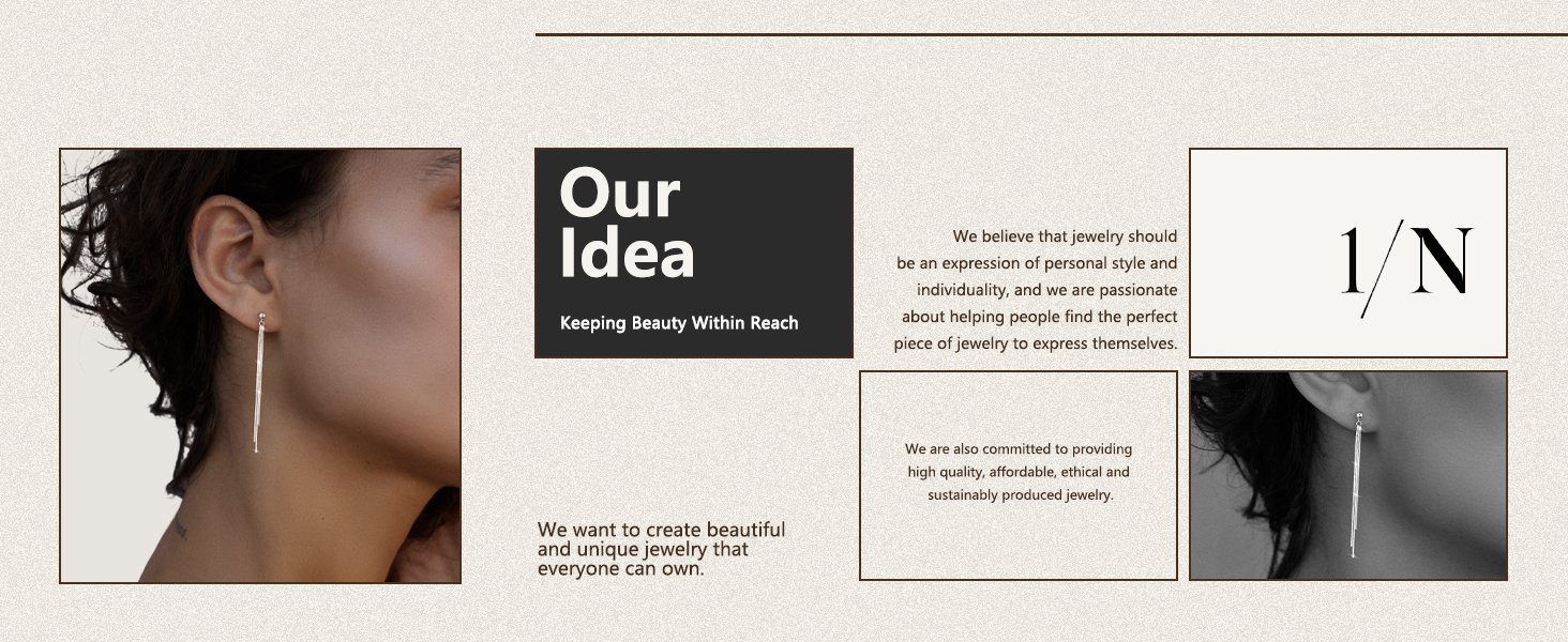 silver dangle earrings for women