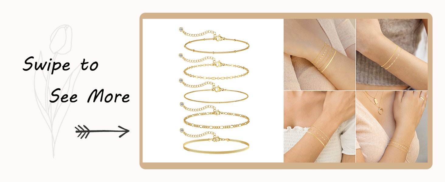 stackable bracelets for women