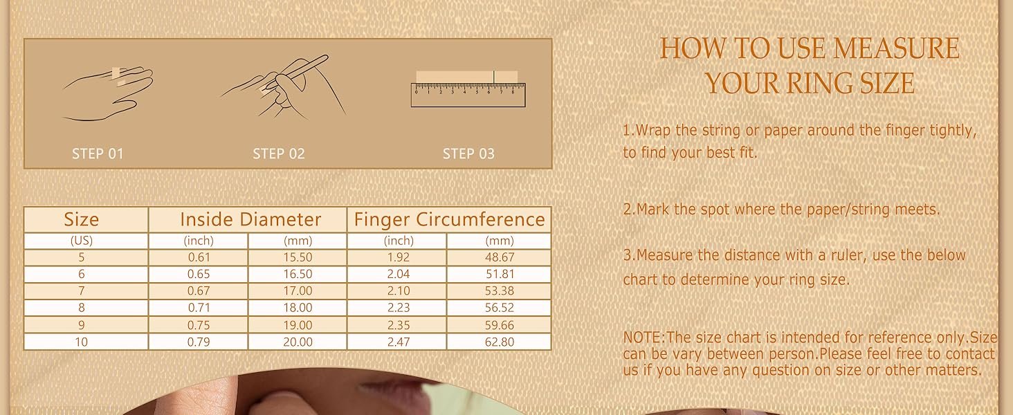 Cubic Zirconia Thumb Ring Set