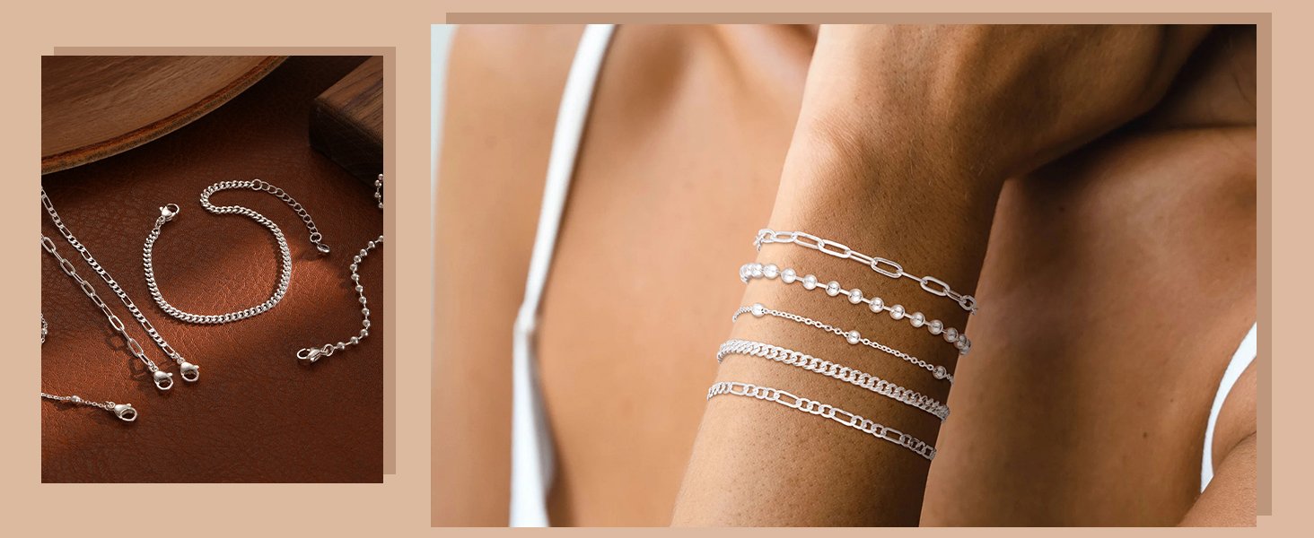 bracelets for women silver