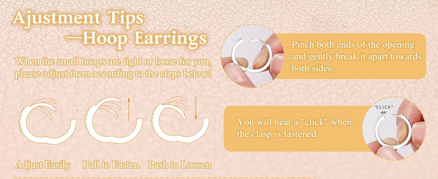Ajustment Tips????Hoop Earrings
