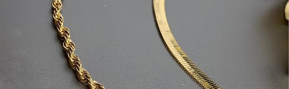 gold layered necklace