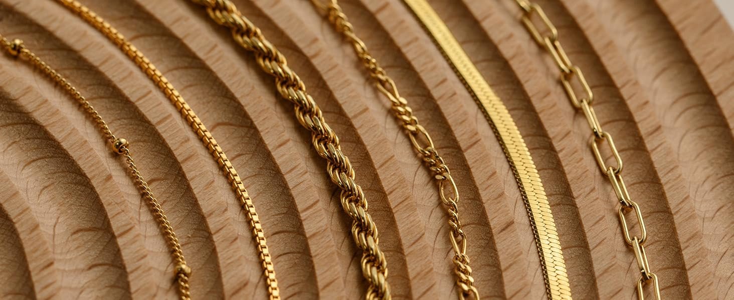 6Pcs Gold Bracelet