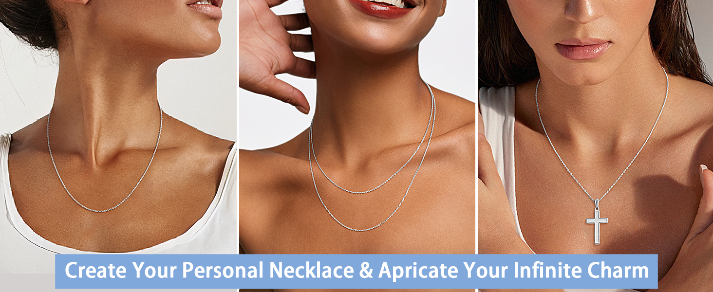  silver chain silver chain for women sterling silver chain